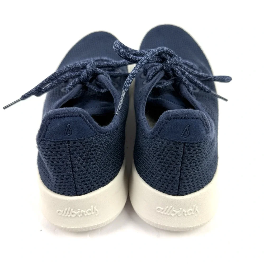 Allbirds Tree Runners 8 Blue Lace Up Eco Friendly Sustainable Everyday Shoes